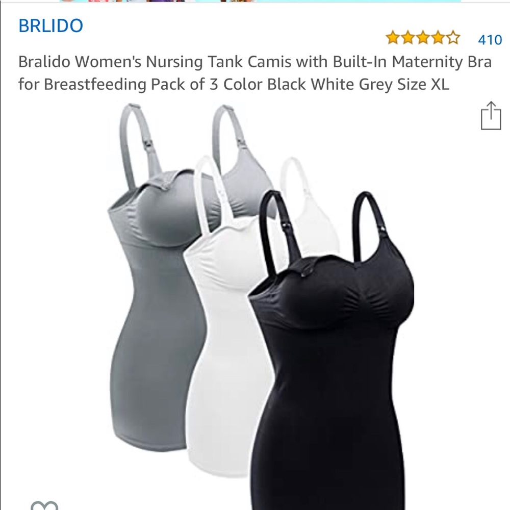 Breast Feeding Tanks (3 Pack!)